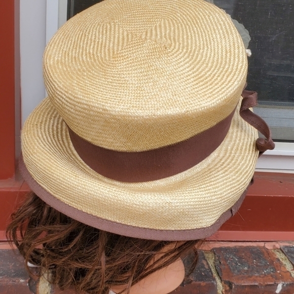 Eggcup Designs neutral‎ lightweight floral Hat NEW main image 9